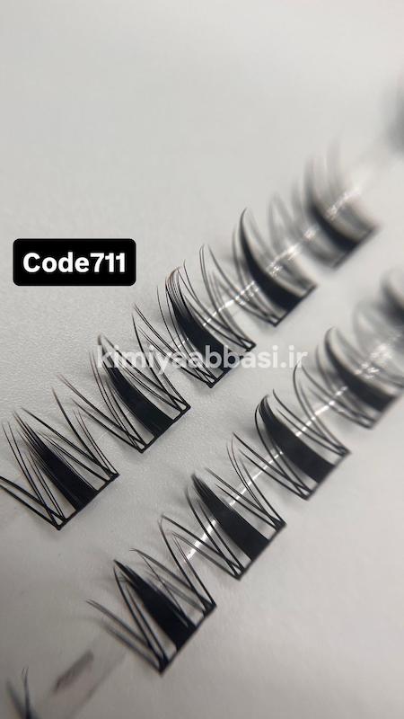 کد 711 (مژه انیمه) میکس سایزها/بسته 25 تایی