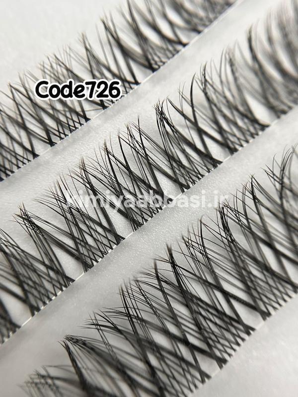کد 726 (مژه فیشر کم تراکم) استایل CC /بسته 50 تایی