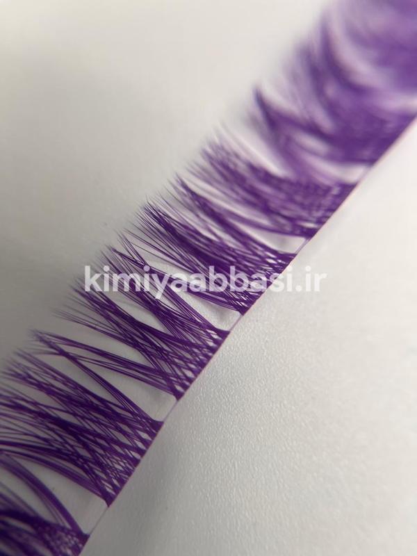 مژه فیشر رنگ بنفش سایز 12