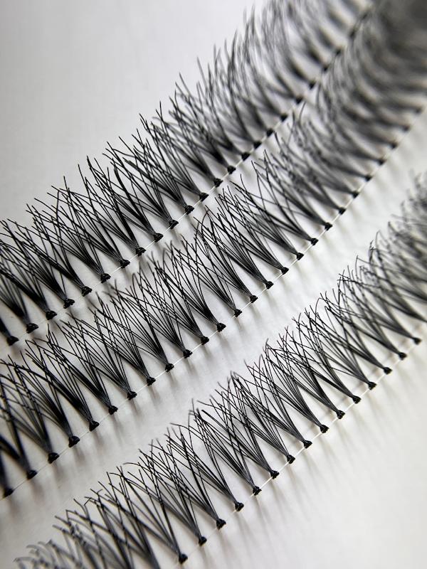 مژه ریسه ای ساده نخ کره(بسته ۵۰ تایی)