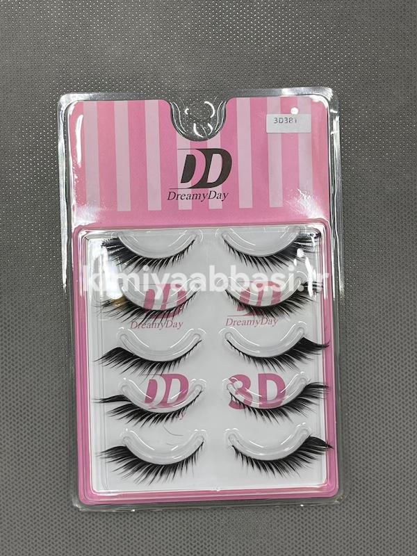 مژه انیمه 5جفتی دریمی دی کد 3D381