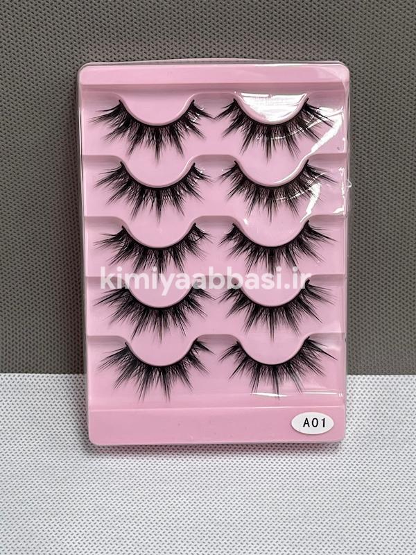 مژه فاکس 5 جفتی استایل ال 