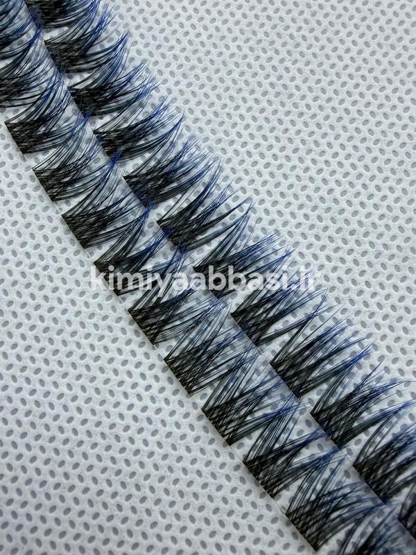 مژه فیشر آمبره آبی سایز 12