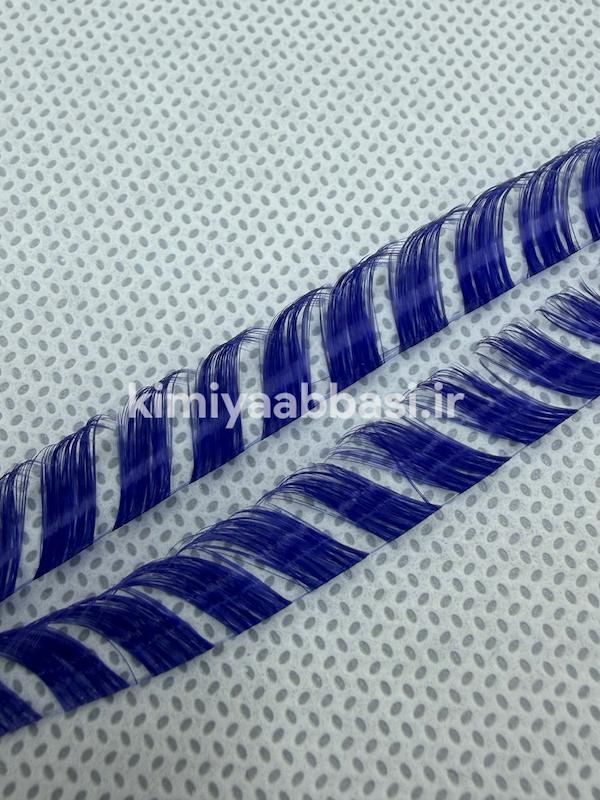 مژه فاکس رنگ آبی