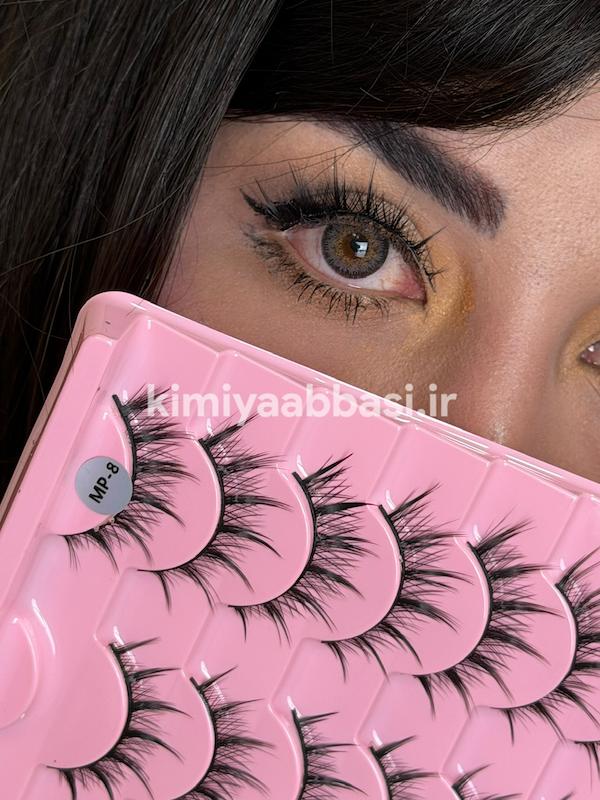 مژه انیمه ده تایی کد mp08