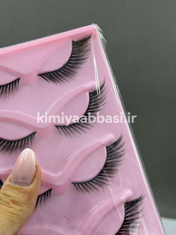 مژه روباهی ۵ جفتی کد 01