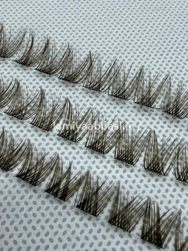 مژه قهوه ای تیره کد 785