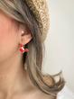 گوشواره لابستر کوچک قرمز