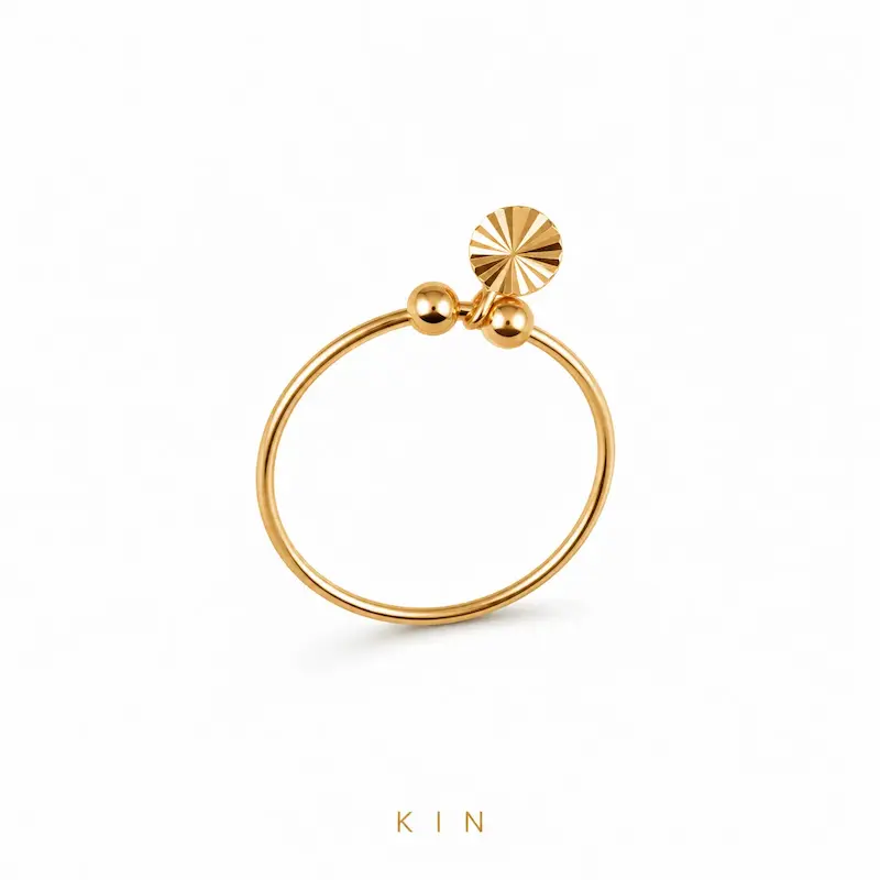 انگشتر طلای KIN مدل DOT31