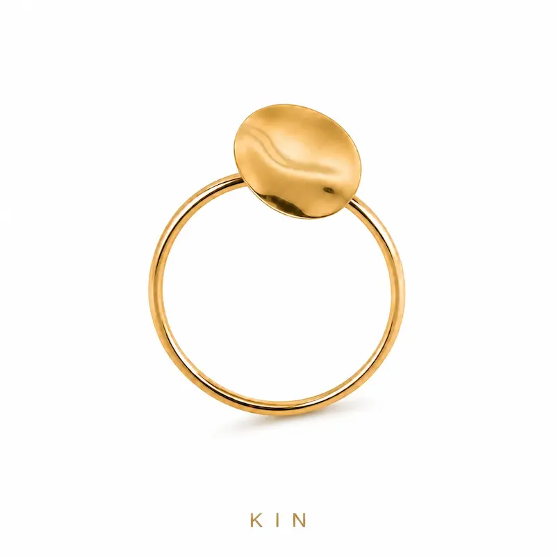 انگشتر طلای KIN مدل DOT33