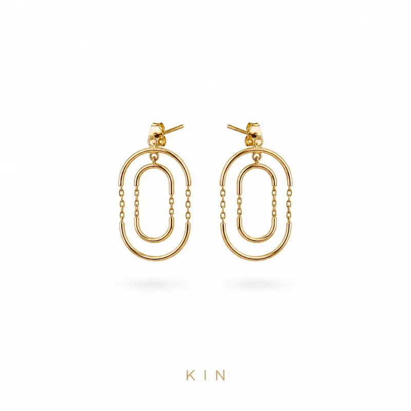 گوشواره طلای KIN مدل ARC16