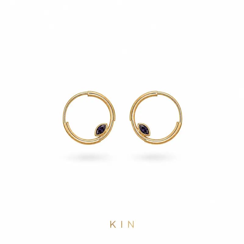 گوشواره طلای KIN مدل ARC15