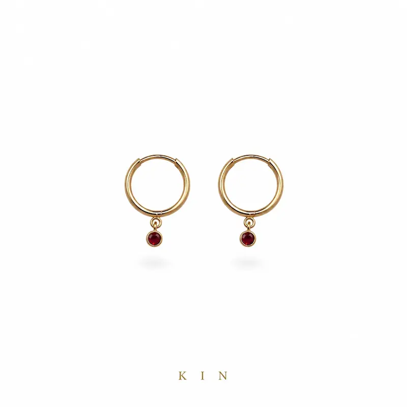 گوشواره طلای KIN مدل DOT37