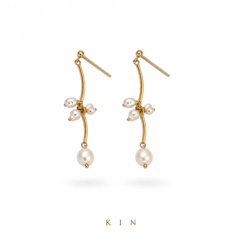 گوشواره طلای KIN مدل MRV11