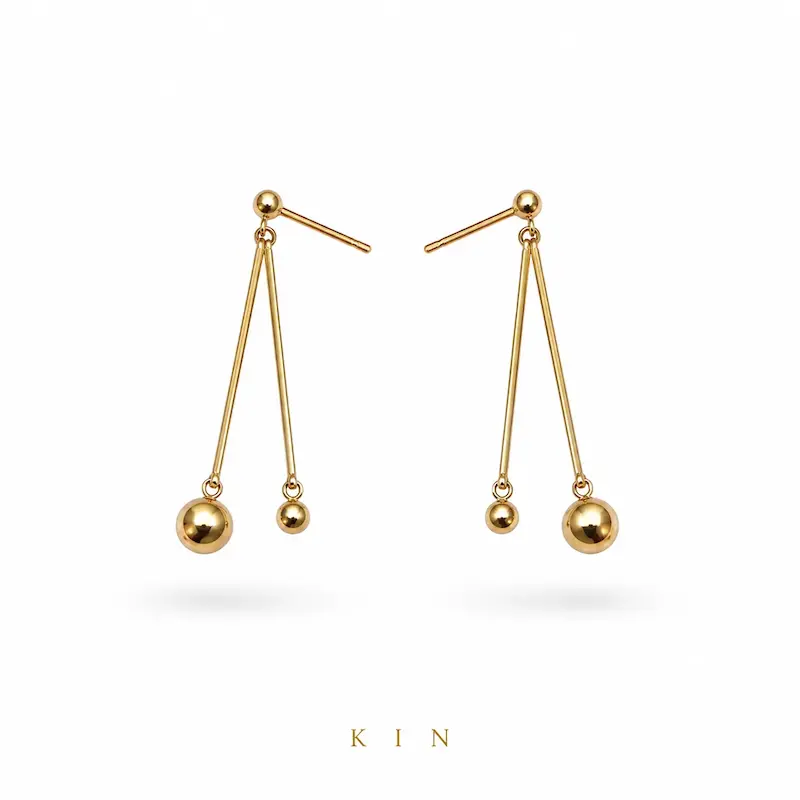 گوشواره طلای KIN مدل DOT39