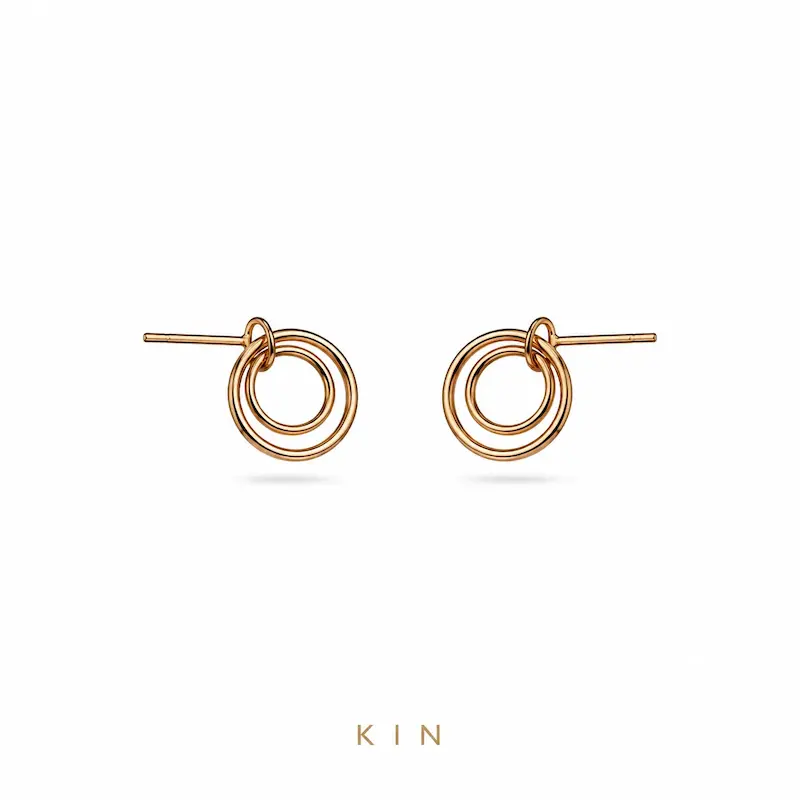 گوشواره طلای KIN مدل DOT41