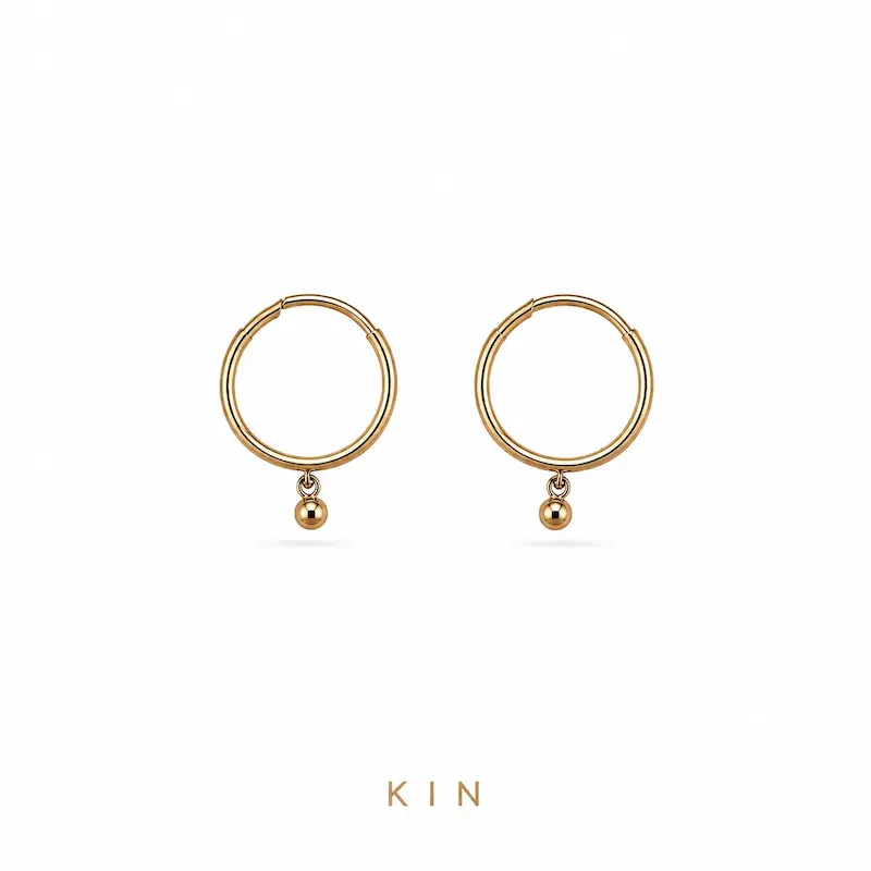 گوشواره طلای KIN مدل DOT42