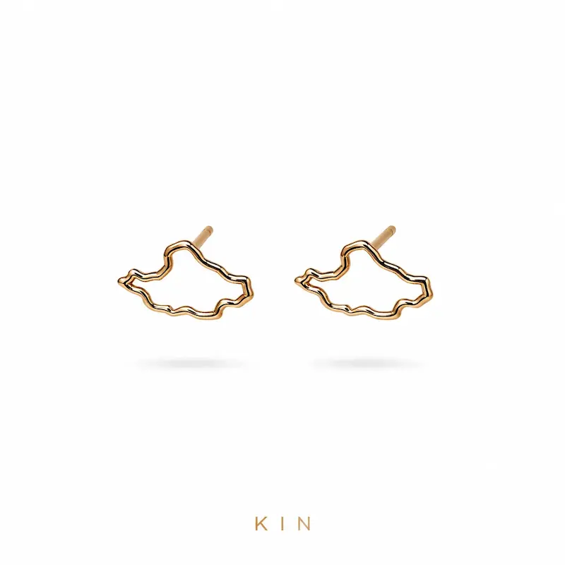 گوشواره طلای KIN مدل FRM64