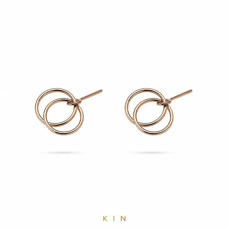 گوشواره طلای KIN مدل DOT46