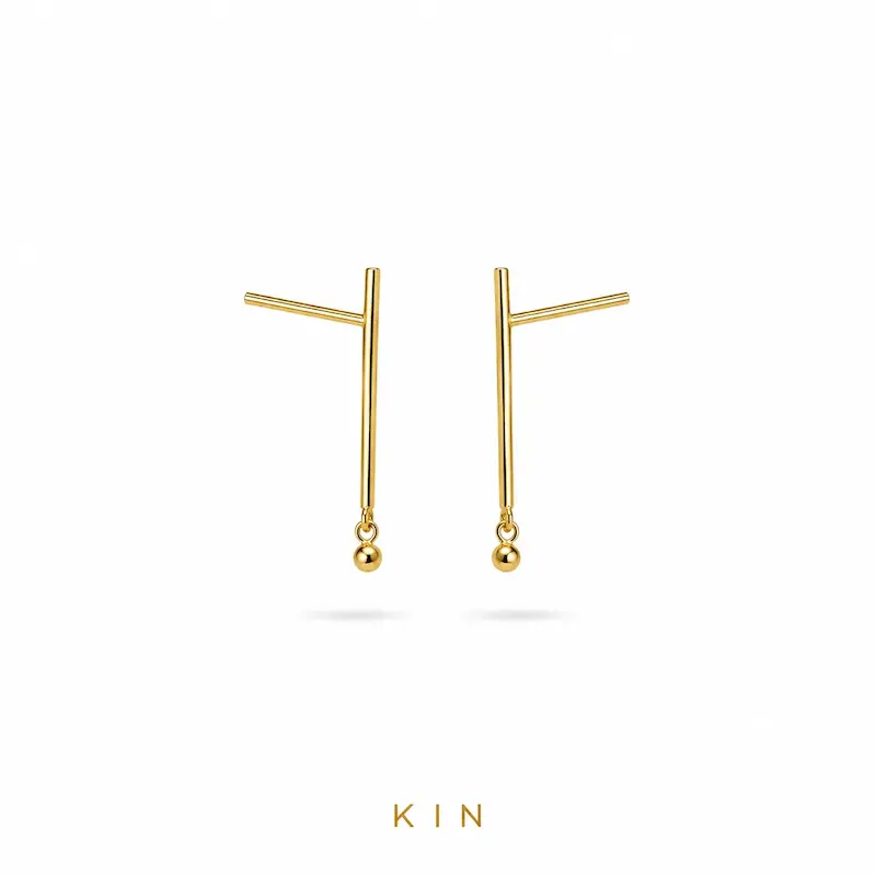 گوشواره طلای KIN مدل LNE25