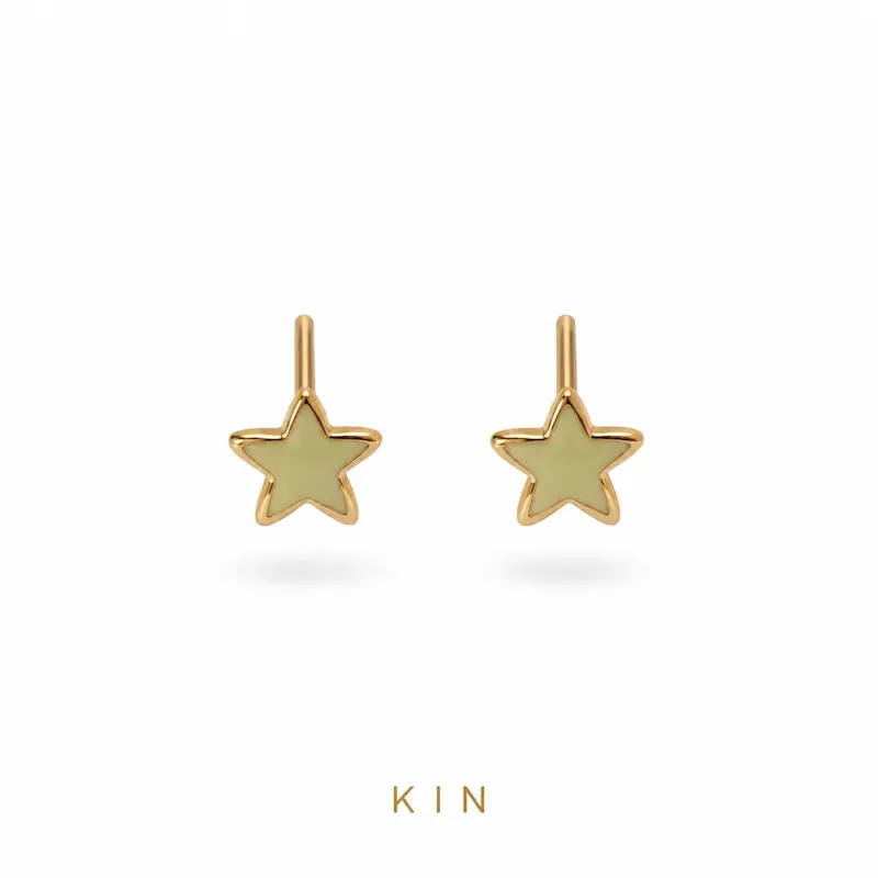 گوشواره طلای KIN مدل JZR16