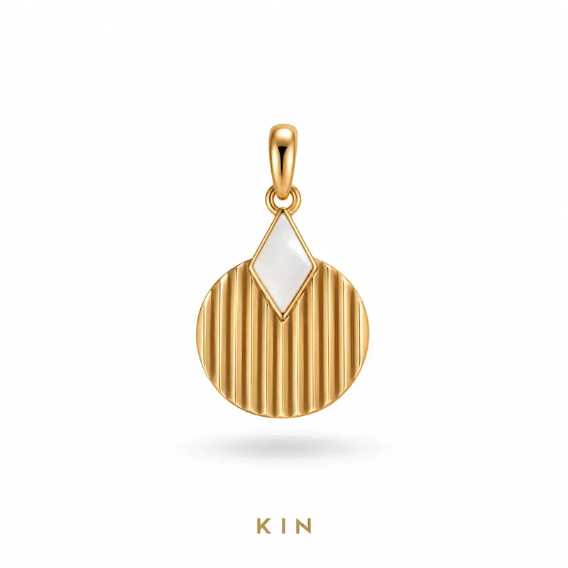 پلاک طلای KIN مدل RNG22