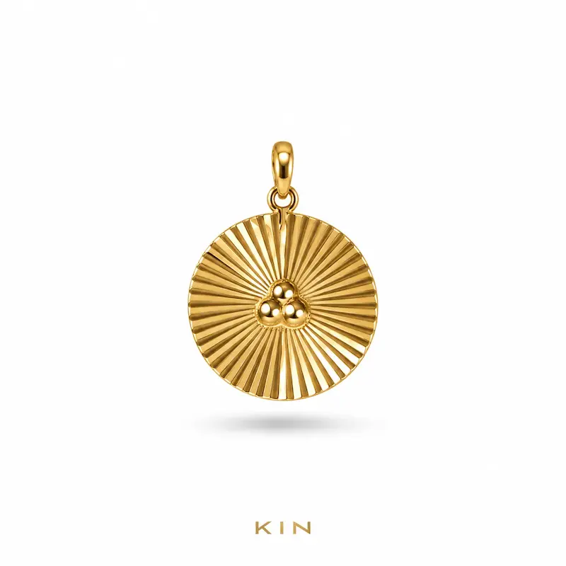 پلاک طلای KIN مدل DOT47