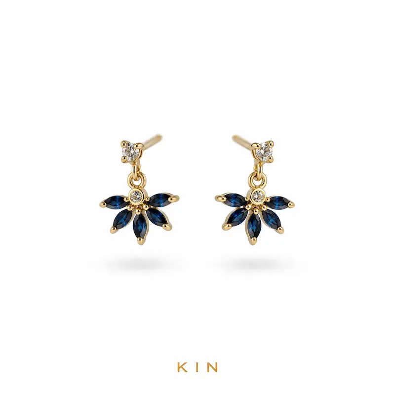 گوشواره طلای KIN مدل RNG33