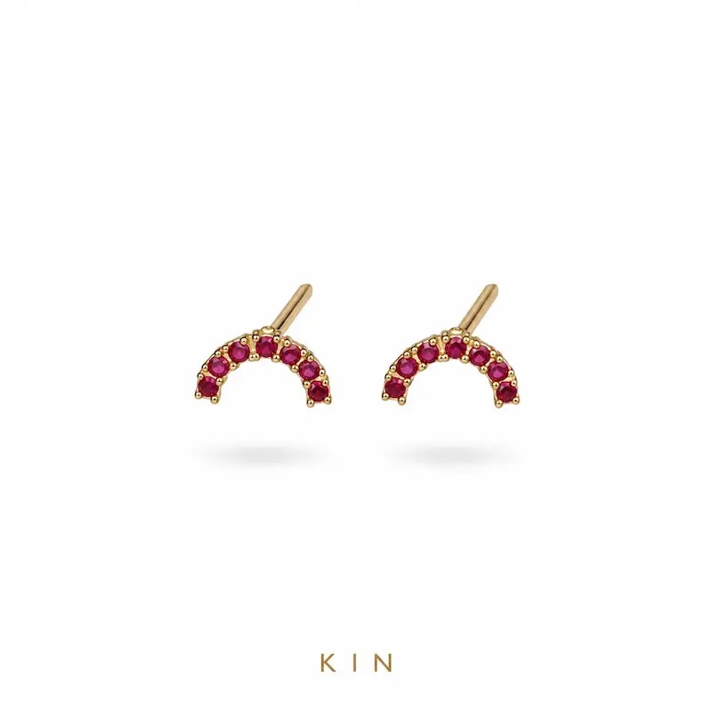 گوشواره طلای KIN مدل RNG27