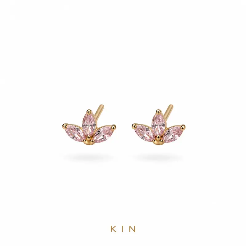 گوشواره طلای KIN مدل RNG28