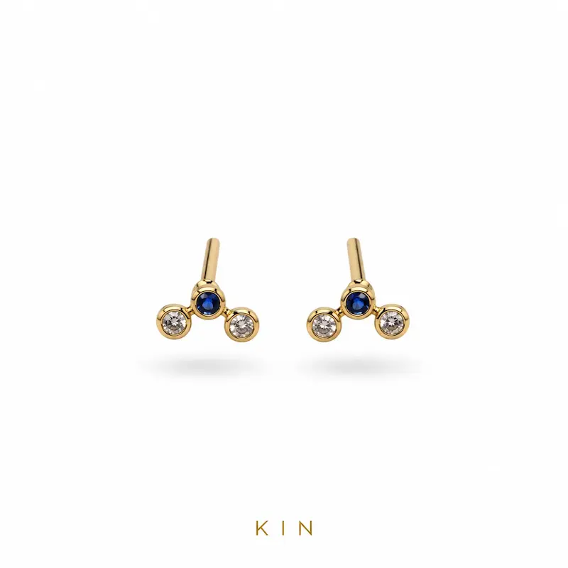 گوشواره طلای KIN مدل RNG30