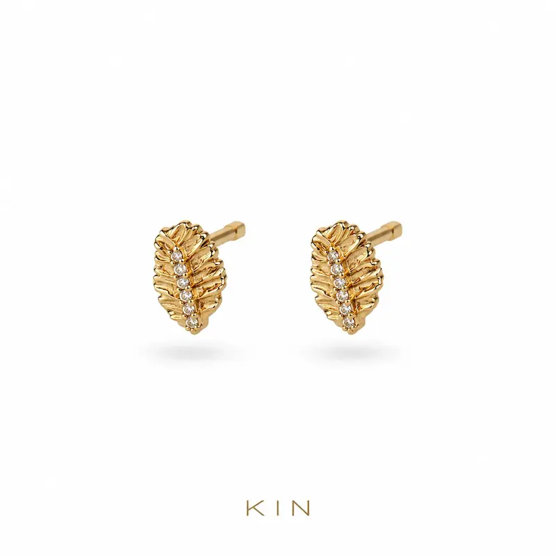 گوشواره طلای KIN مدل FRM77