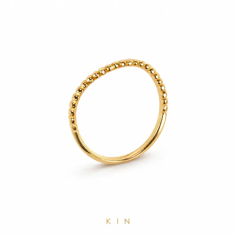 انگشتر  طلای KIN مدل DOT48
