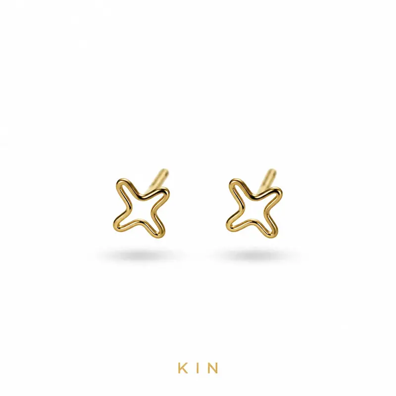 گوشواره طلای KIN مدل FRM92