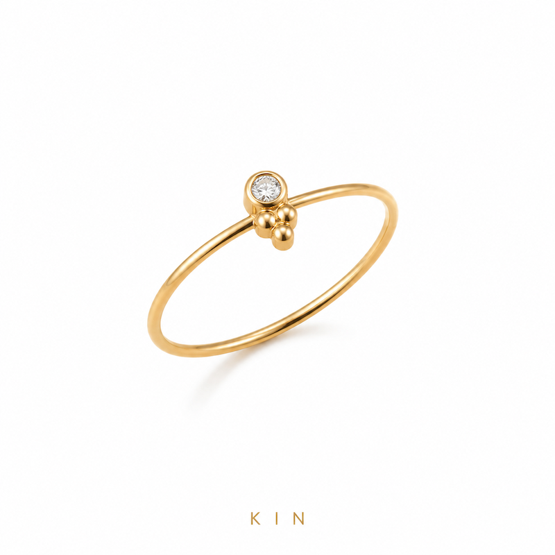 انگشتر طلای KIN مدل FRM48