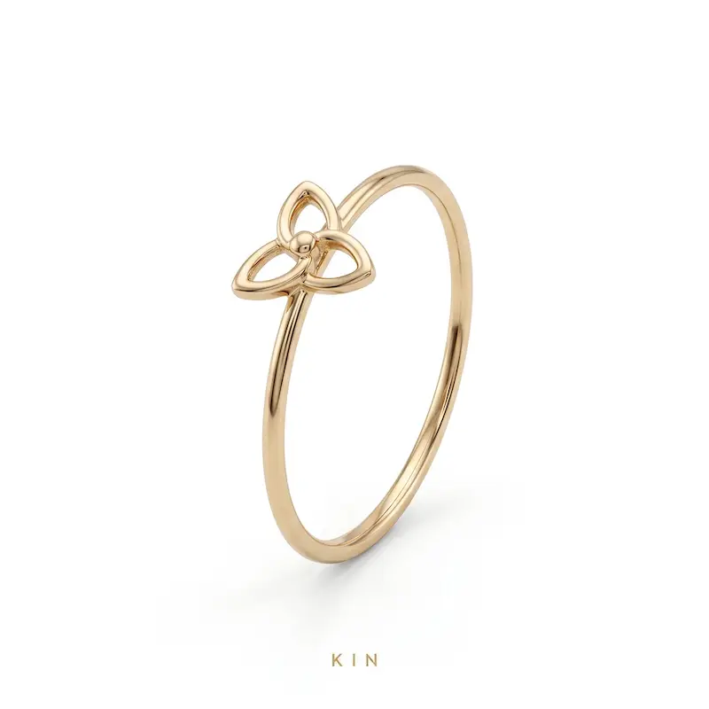 انگشتر طلای KIN مدل FRM15