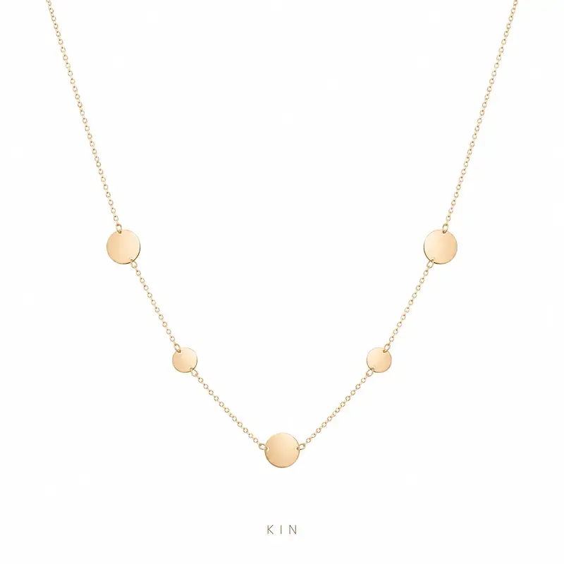 گردنبند طلای KIN مدل DOT01