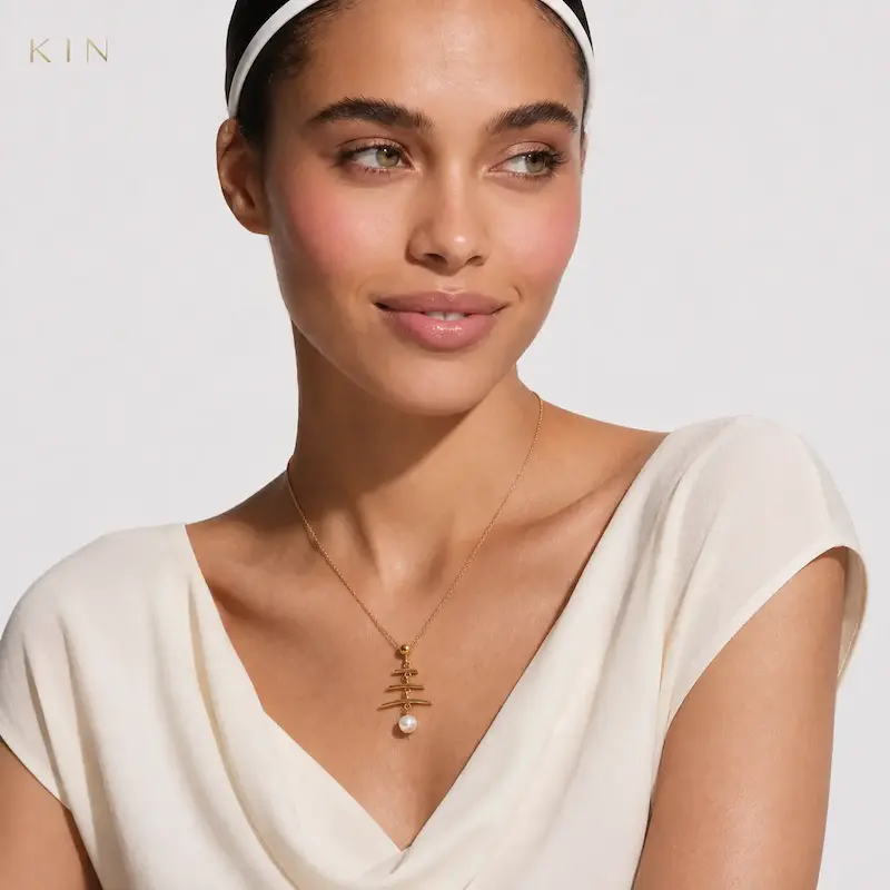 گردنبند طلای KIN مدل MRV10