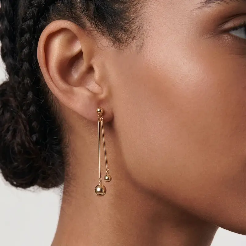 گوشواره طلای KIN مدل DOT39
