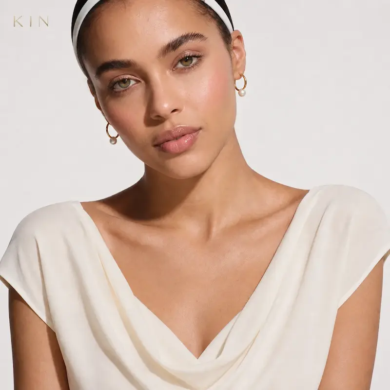 گوشواره طلای KIN مدل MRV12