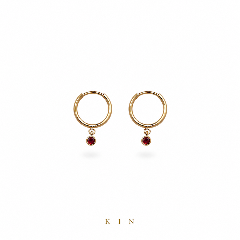 گوشواره طلای KIN مدل DOT38