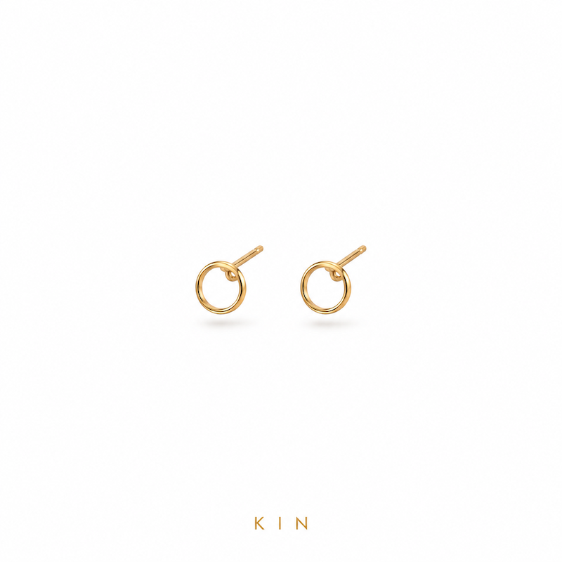 گوشواره طلای KIN مدل DOT50