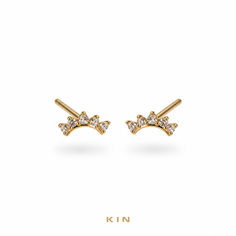گوشواره طلای KIN مدل FRM89