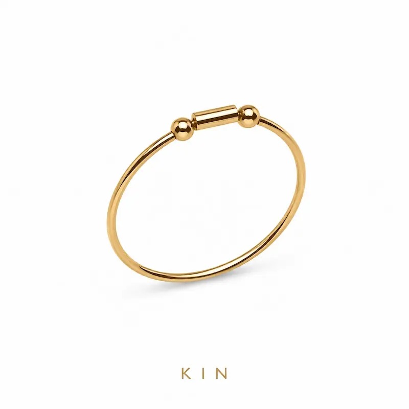 انگشتر طلای KIN مدل DOT11