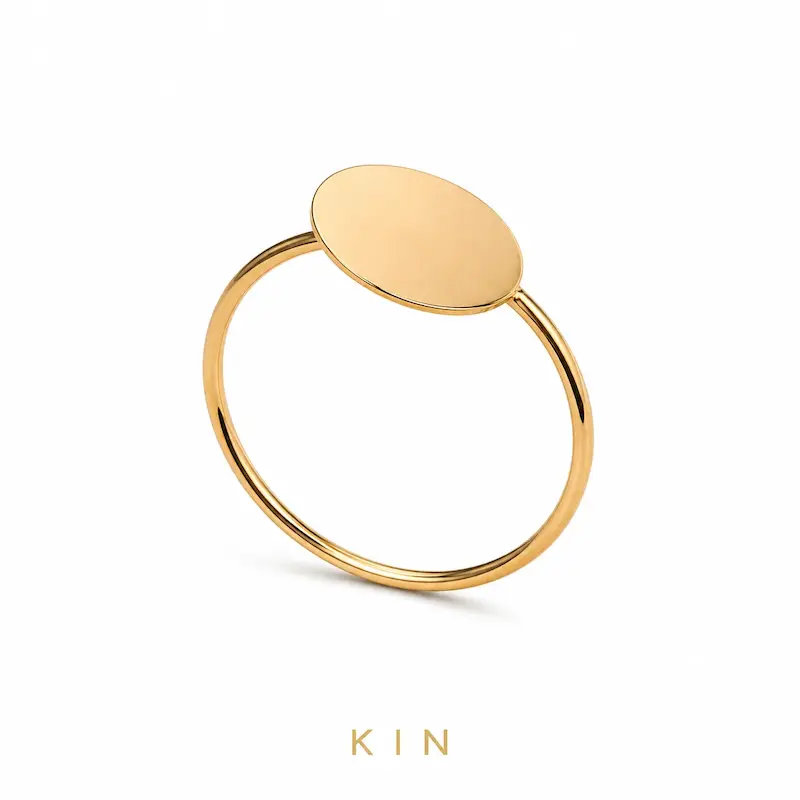 انگشتر طلای KIN مدل DOT10