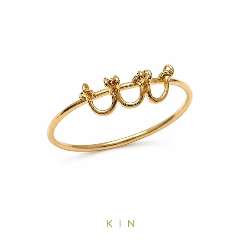 انگشتر طلای KIN مدل FRM20