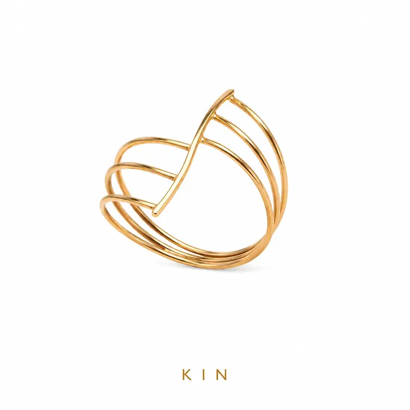 انگشتر طلای KIN مدل LNE10