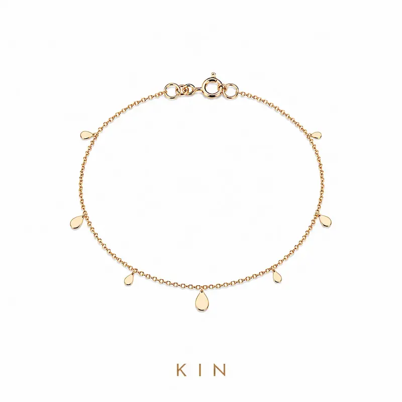 دستبند طلای KIN مدل DOT13
