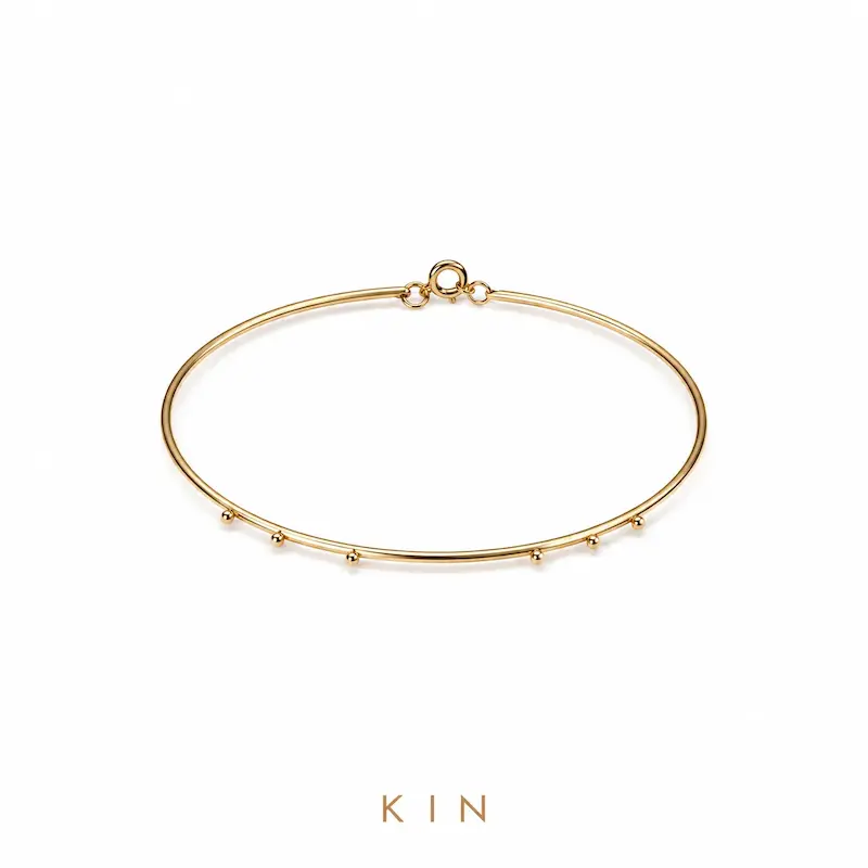 دستبند طلای KIN مدل DOT12