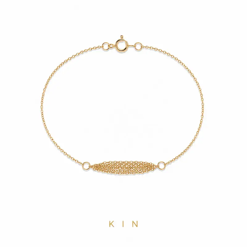 دستنبد طلای KIN مدل LNK12